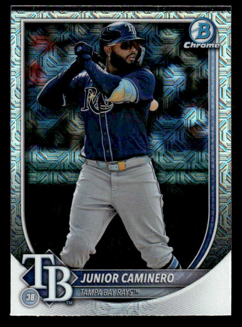 2025 Bowman #13 Junior Caminero Mega Refractor