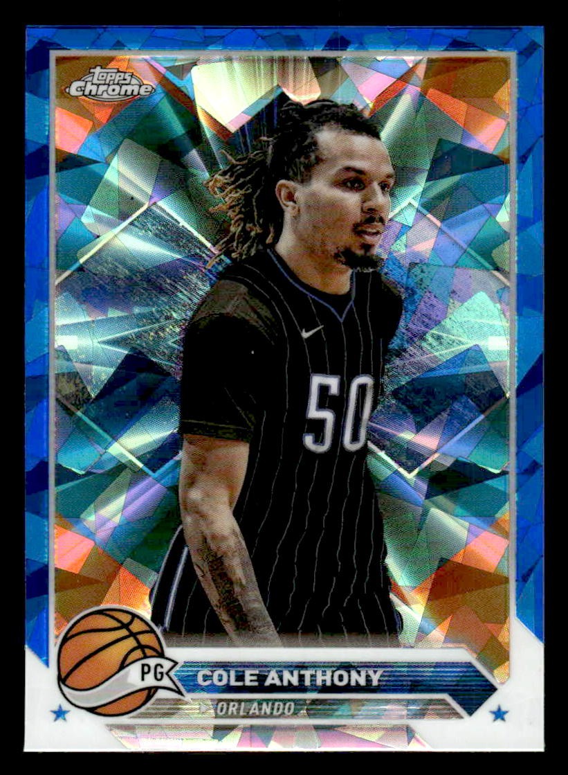 2023-24 Topps Chrome Sapphire Edition #62 Cole Anthony