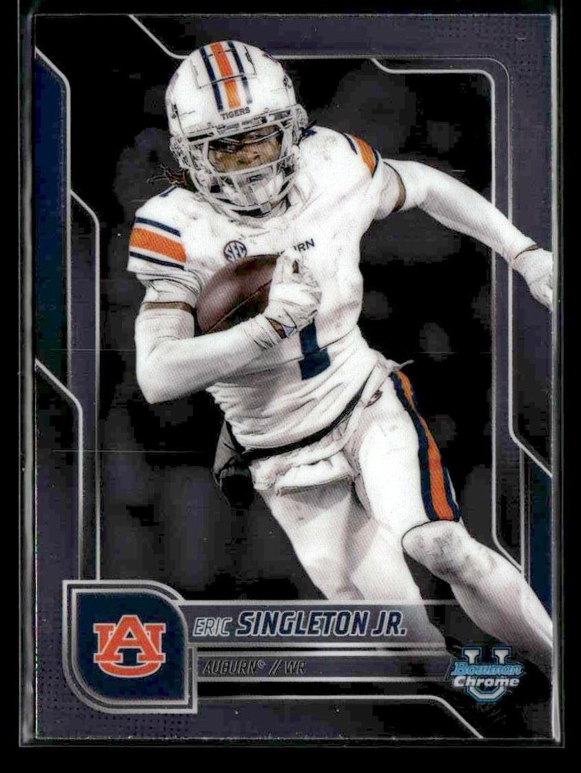2025 Bowman University Chrome #186 Eric Singleton Jr.