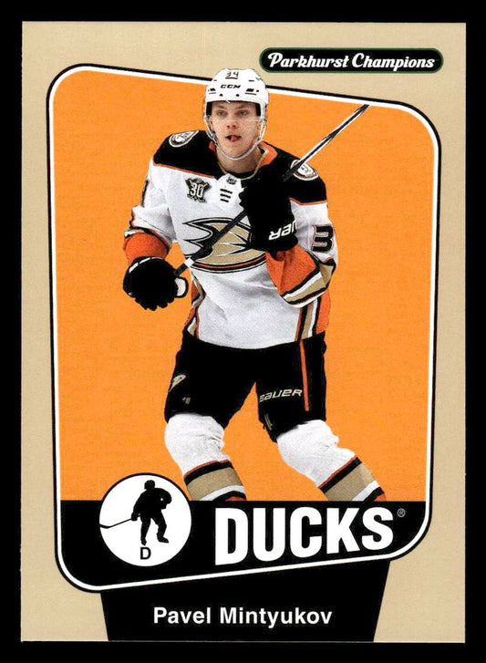 2024-25 Parkhurst Champions #34 Pavel Mintyukov