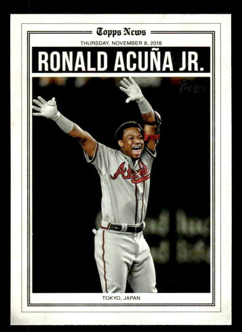 2025 Topps #HB-1 Ronald Acuña Jr. History of Japanese Baseball
