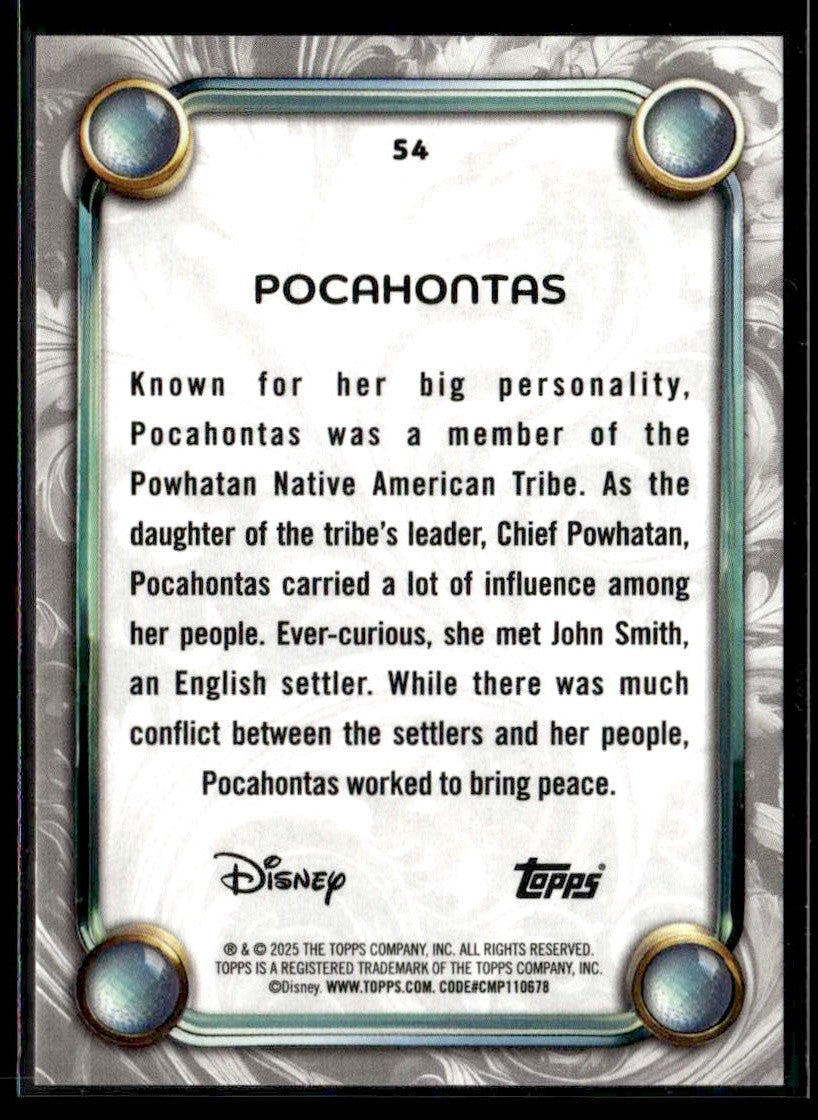 2025 Topps Disney Wonder #54 Pocahontas