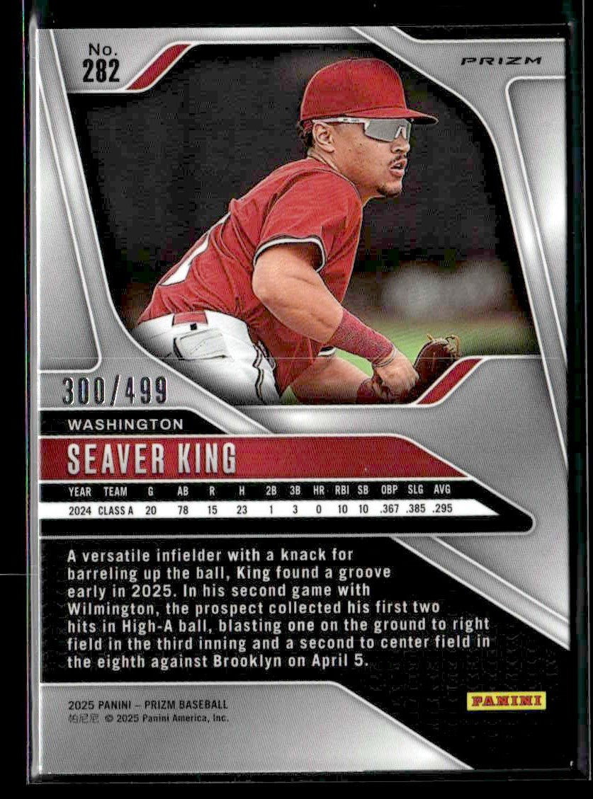 2025 Panini Prizm #282 Seaver King Pulsar Prizm #/499