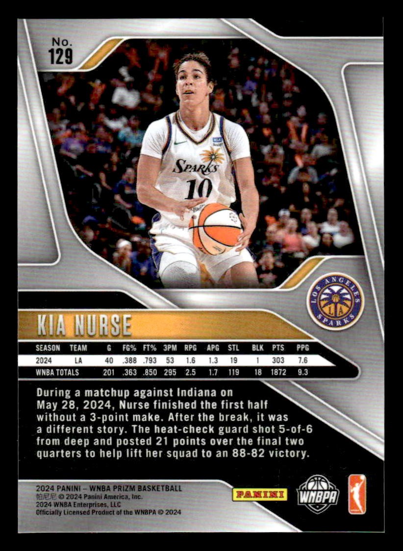 2024 Panini Prizm WNBA #129 Kia Nurse