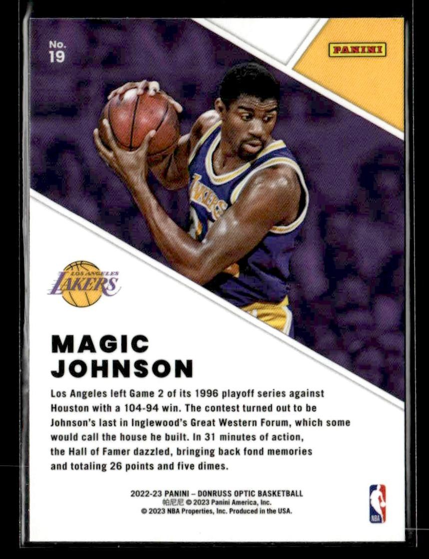 2022-23 Donruss Optic #19 Magic Johnson Winner Stays