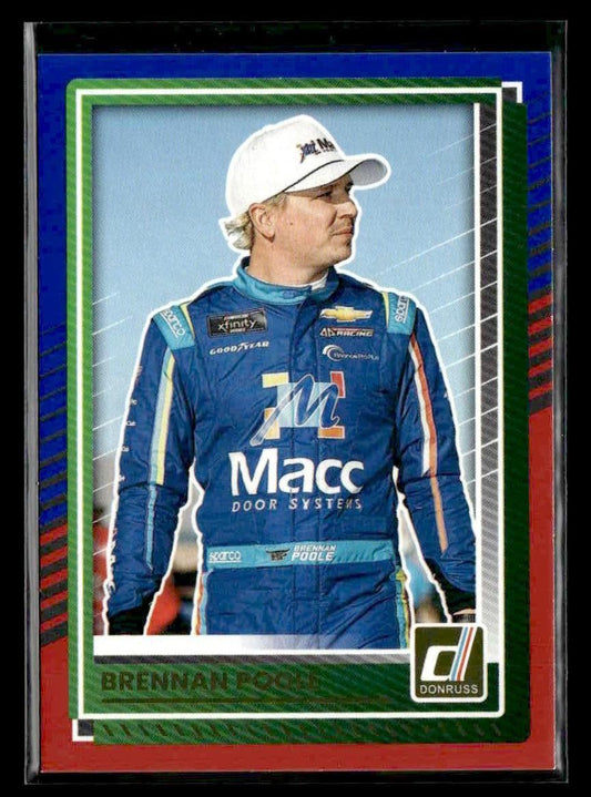 2025 Donruss #43 Brennan Poole Red and Blue
