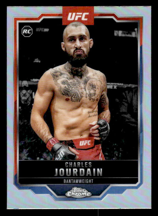 2025 Topps Chrome UFC #67 Charles Jourdain Refractor