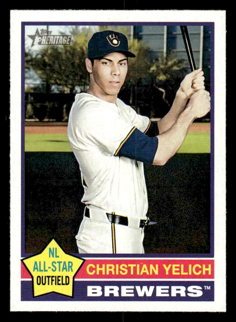 2025 Topps Heritage #10 Christian Yelich