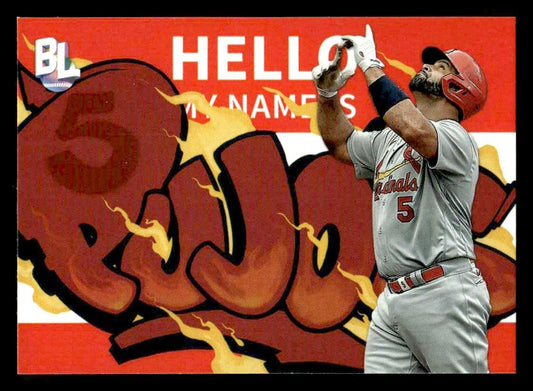 2023 Topps Big League #RC-6 Albert Pujols Roll Call Wildstyle Edition