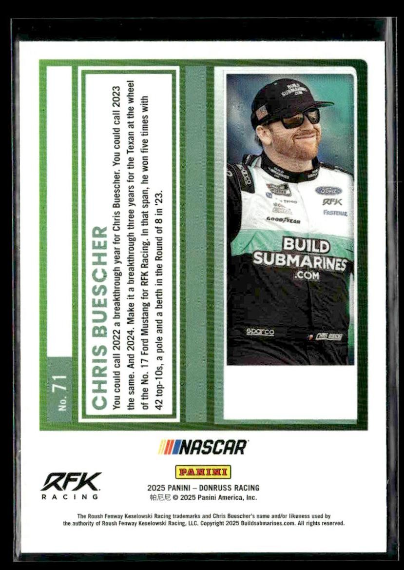 2025 Donruss #71 Chris Buescher