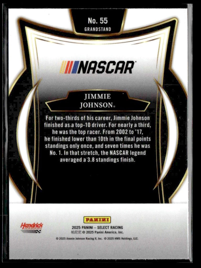 2025 Panini Select #55 Jimmie Johnson
