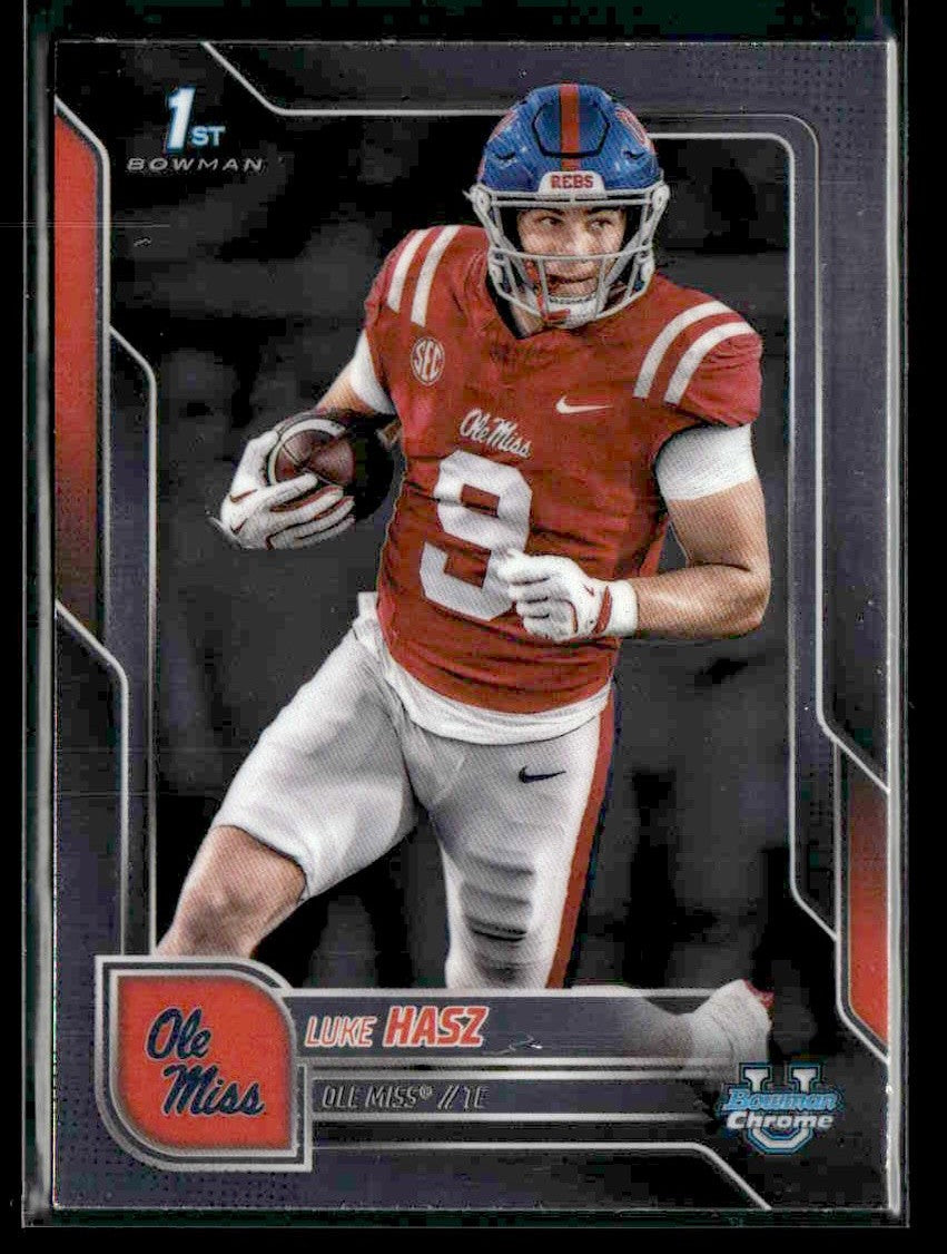 2025 Bowman University Chrome #61 Luke Hasz