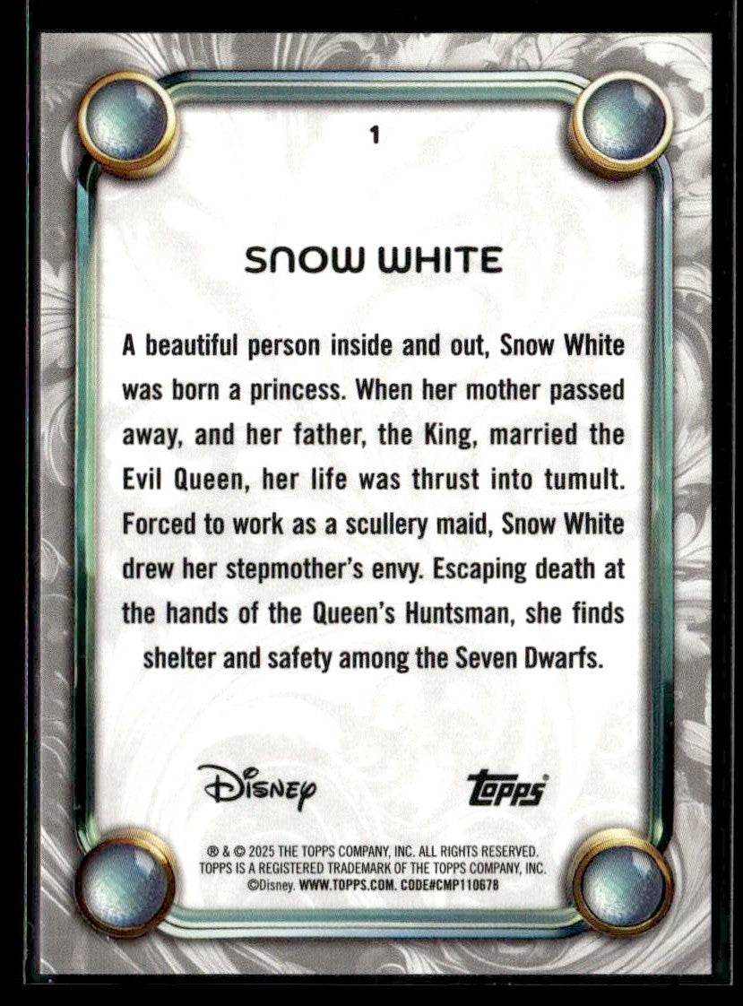 2025 Topps Disney Wonder #1 Snow White