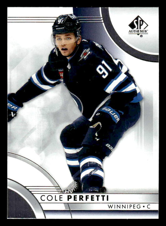2023-24 SP Authentic #63 Cole Perfetti