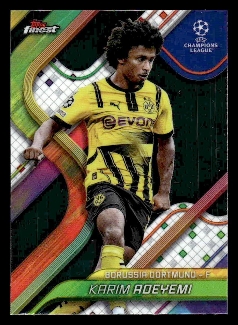 2024-25 Topps Finest UEFA Club Comp #22 Karim Adeyemi