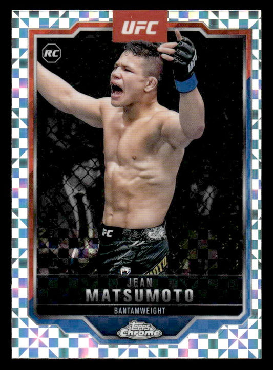 2025 Topps Chrome UFC #52 Jean Matsumoto X-Fractor