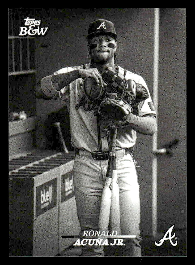 2024 Topps Black & White #46 Ronald Acuña Jr.