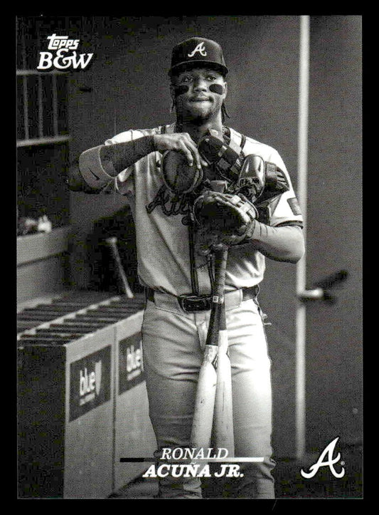 2024 Topps Black & White #46 Ronald Acuña Jr.