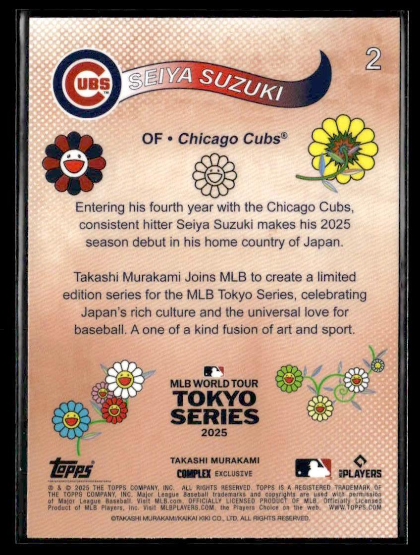 2025 Topps MLB World Tour Tokyo Series Takashi Murakami #2 Seiya Suzuki