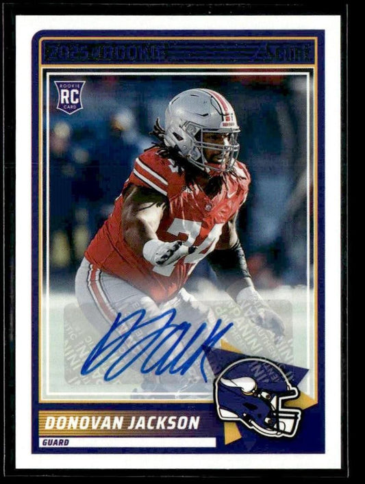 2025 Score #90 Donovan Jackson Base Rookie Signatures