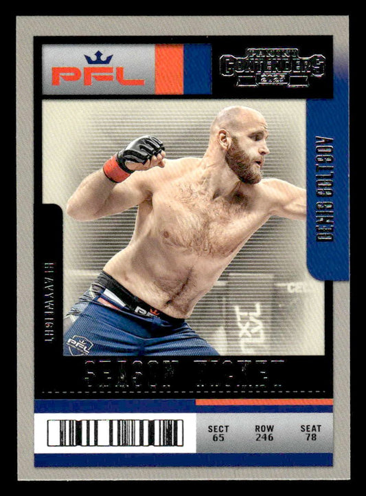 2025 Panini Contenders PFL #8 Denis Goltsov 2004 Throwback Blue