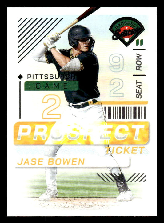 2024 Panini Prospect Edition #7 Jase Bowen
