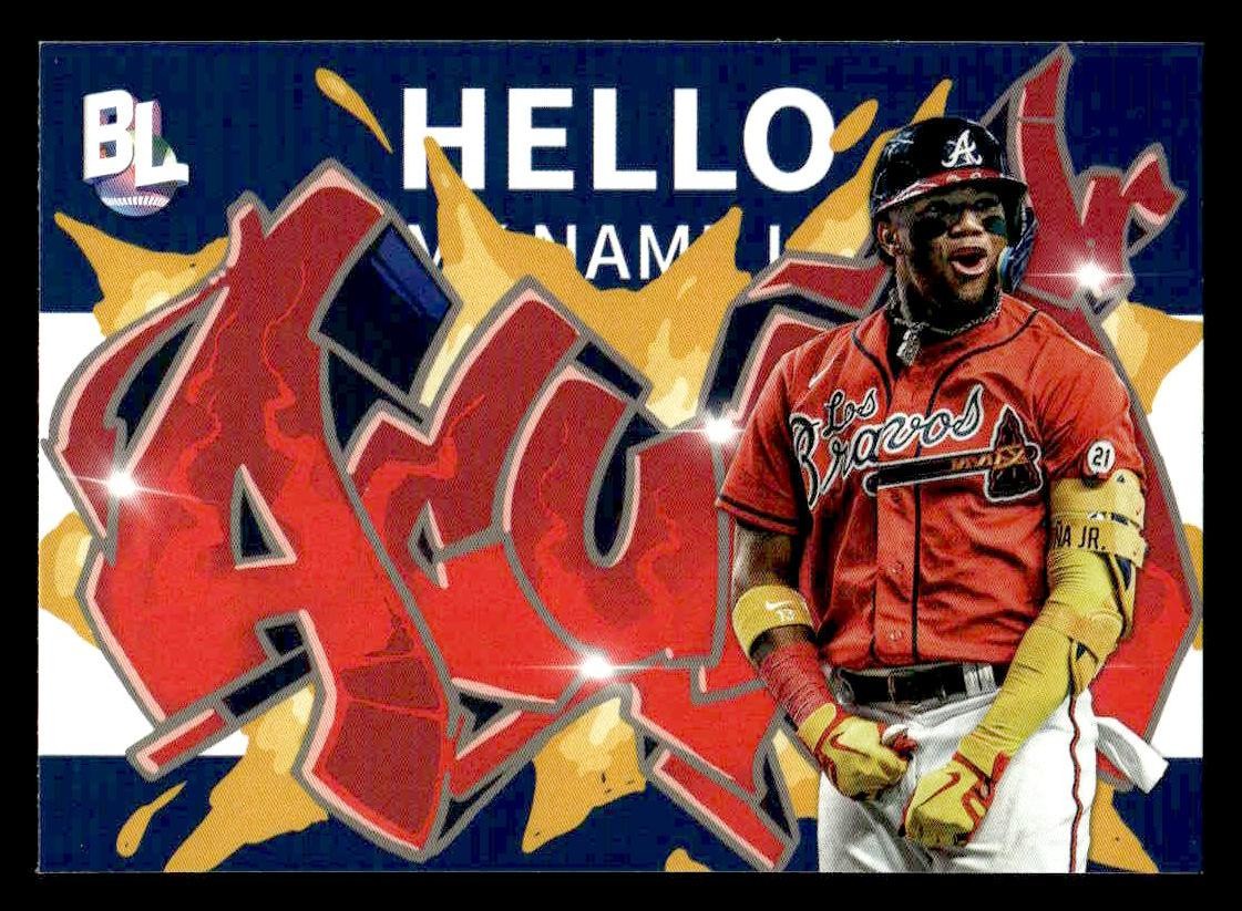 2023 Topps Big League #RC-9 Ronald Acuña Jr. Roll Call Wildstyle Edition