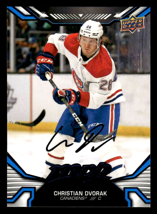 2022-23 Upper Deck MVP #106 Christian Dvorak Blue Script