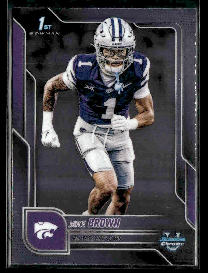 2025 Bowman University Chrome #71 Jayce Brown