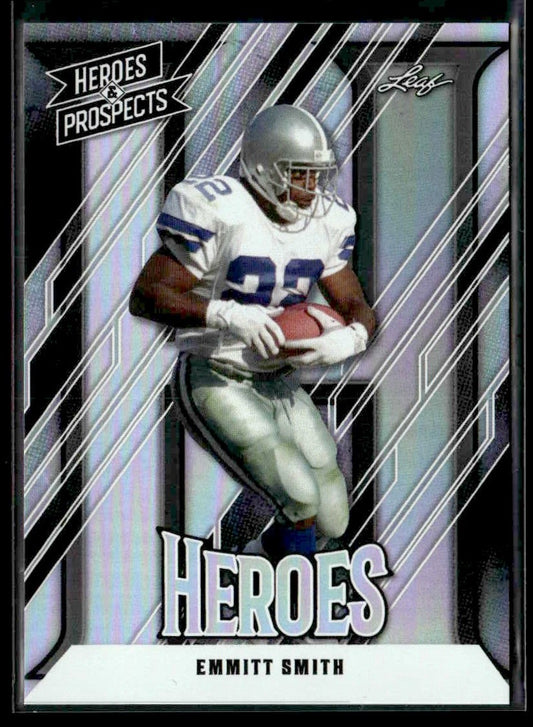 2024 Leaf Heroes & Prospects #186 Emmitt Smith Silver #/199