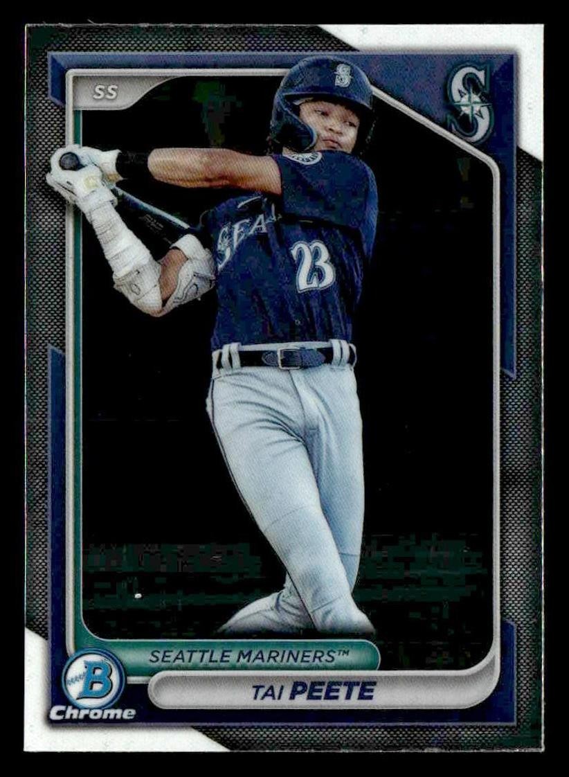 2024 Bowman #BCP-9 Tai Peete Chrome Prospects