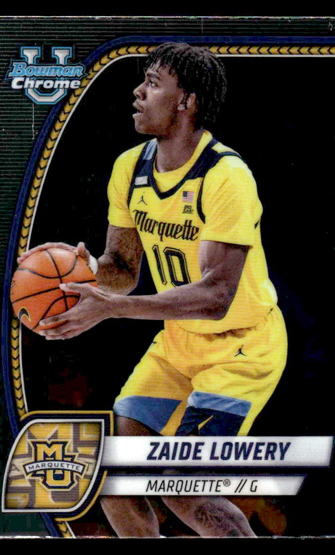 2024-25 Bowman University Chrome #90 Zaide Lowery
