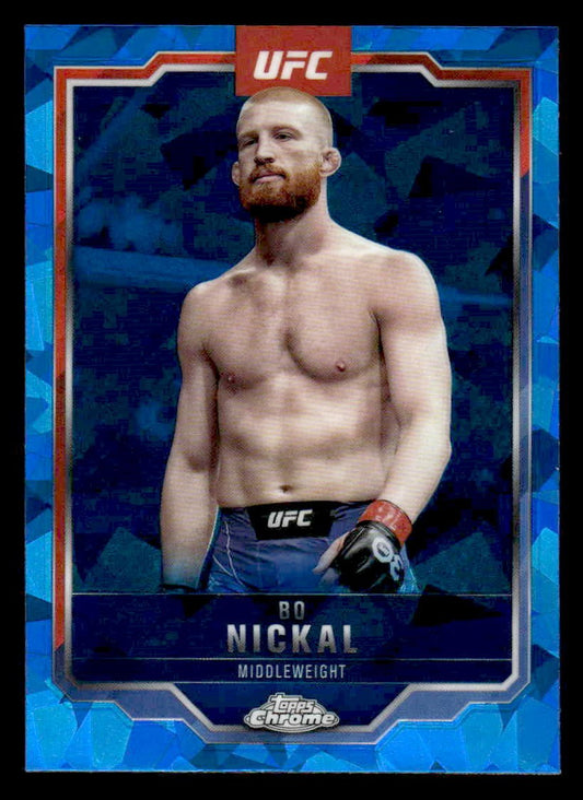 2025 Topps Chrome Sapphire Edition UFC #76 Bo Nickal
