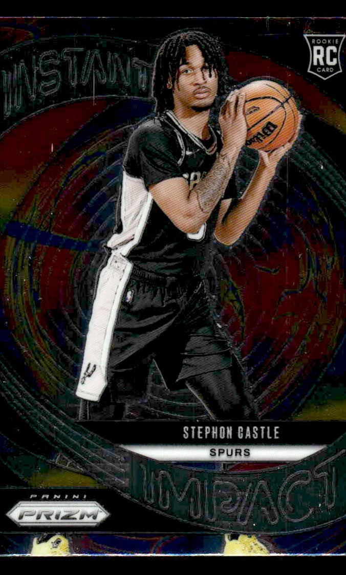 2024-25 Panini Prizm #4 Stephon Castle Instant Impact
