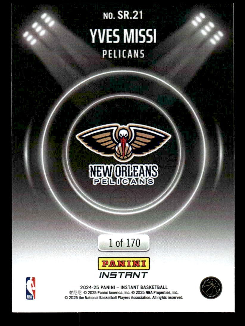 2024-25 Panini Instant NBA Spotlight Rookies #SR.21 Yves Missi