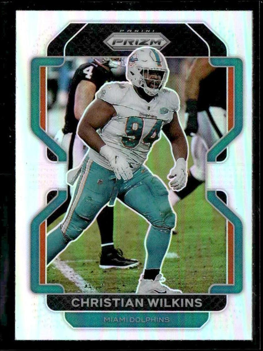 2021 Panini Prizm #109 Christian Wilkins Silver