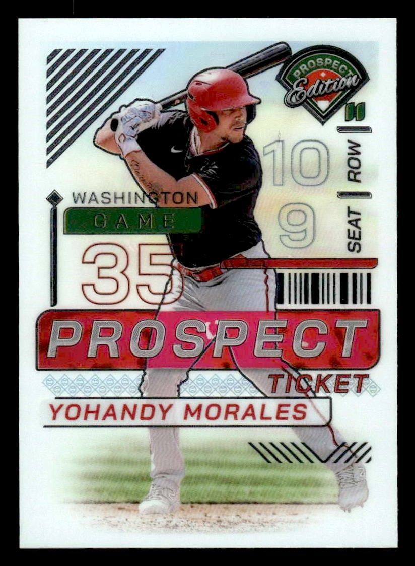 2024 Panini Prospect Edition #161 Yohandy Morales Holo