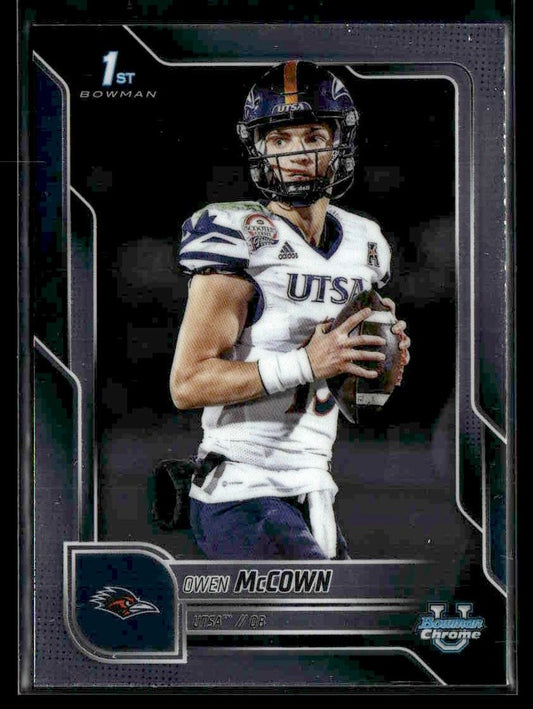2025 Bowman University Chrome #145 Owen McCown