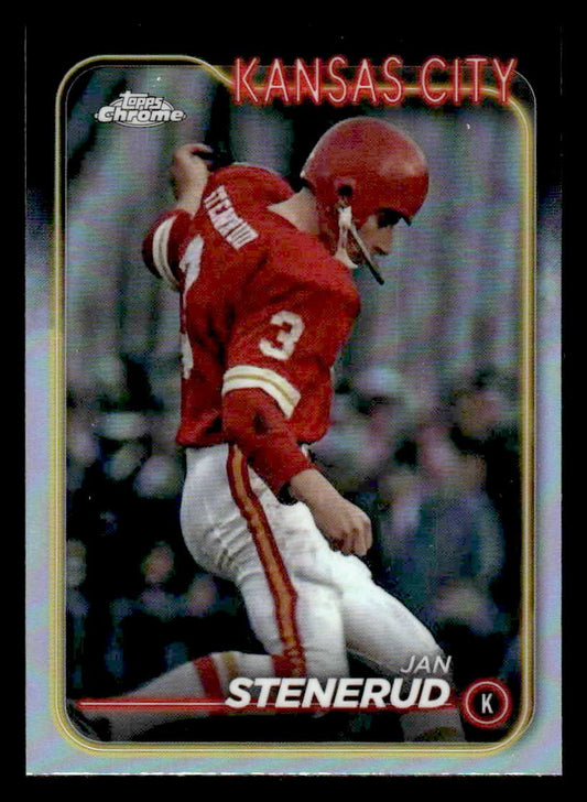 2024 Topps Chrome #98 Jan Stenerud Refractor