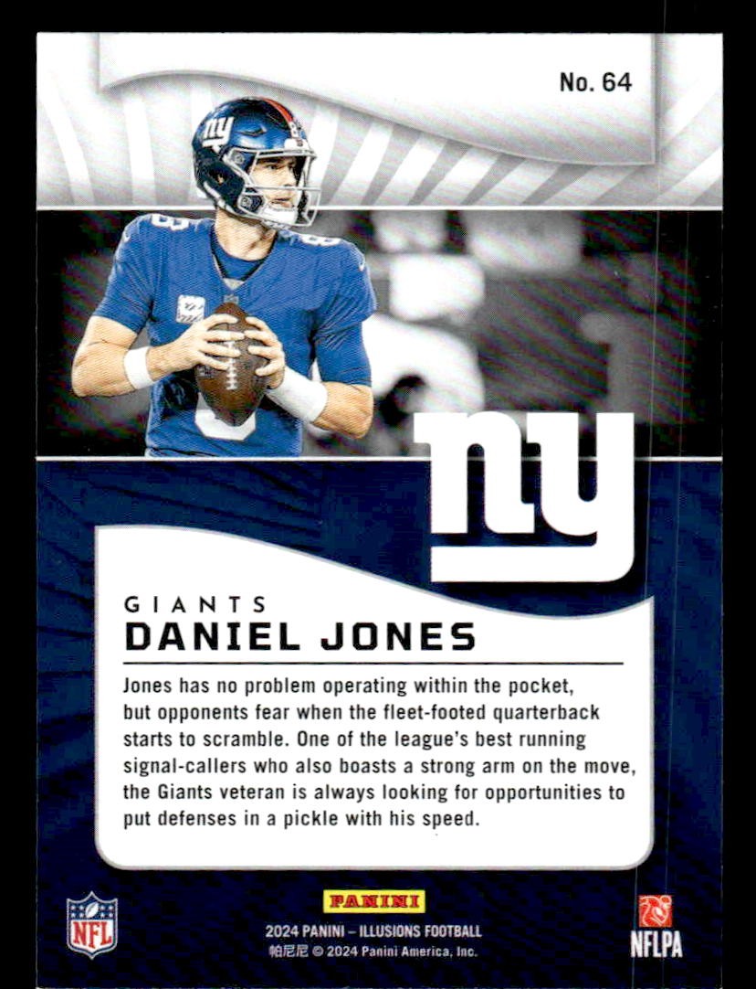 2024 Panini Illusions #64 Daniel Jones Retail