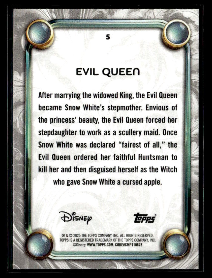 2025 Topps Disney Wonder #5 Evil Queen