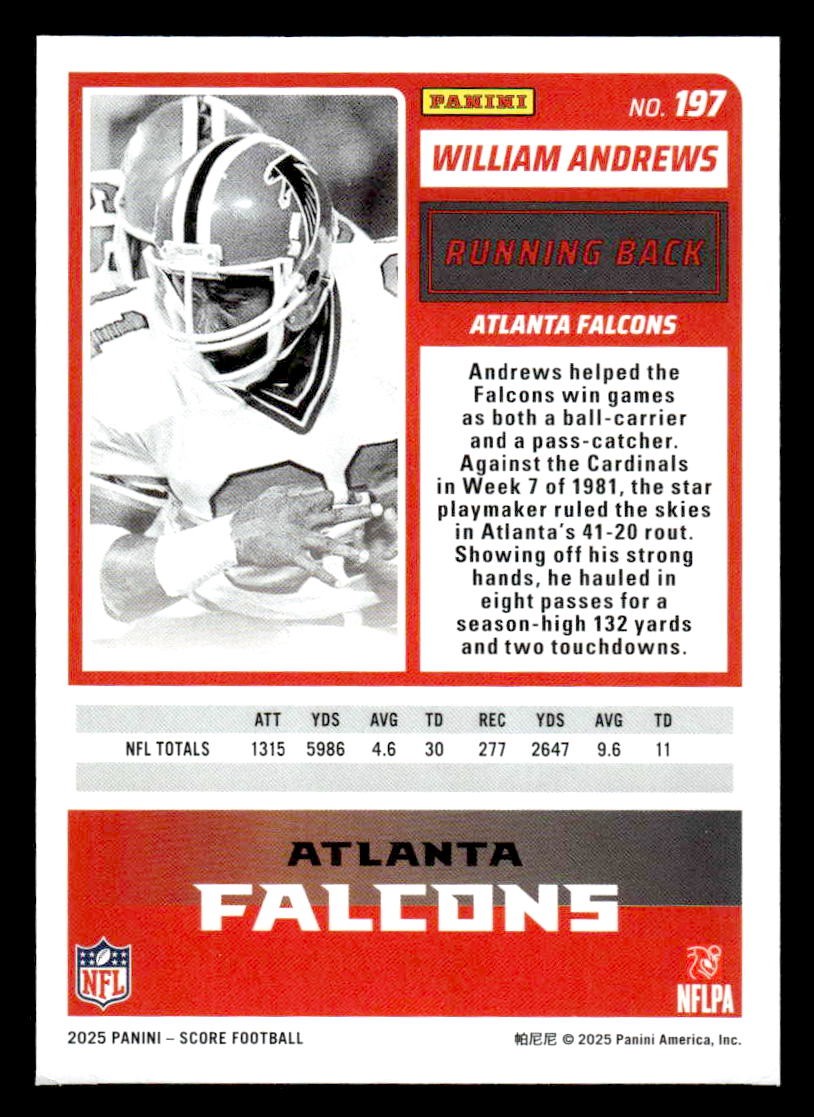 2025 Score #197 William Andrews