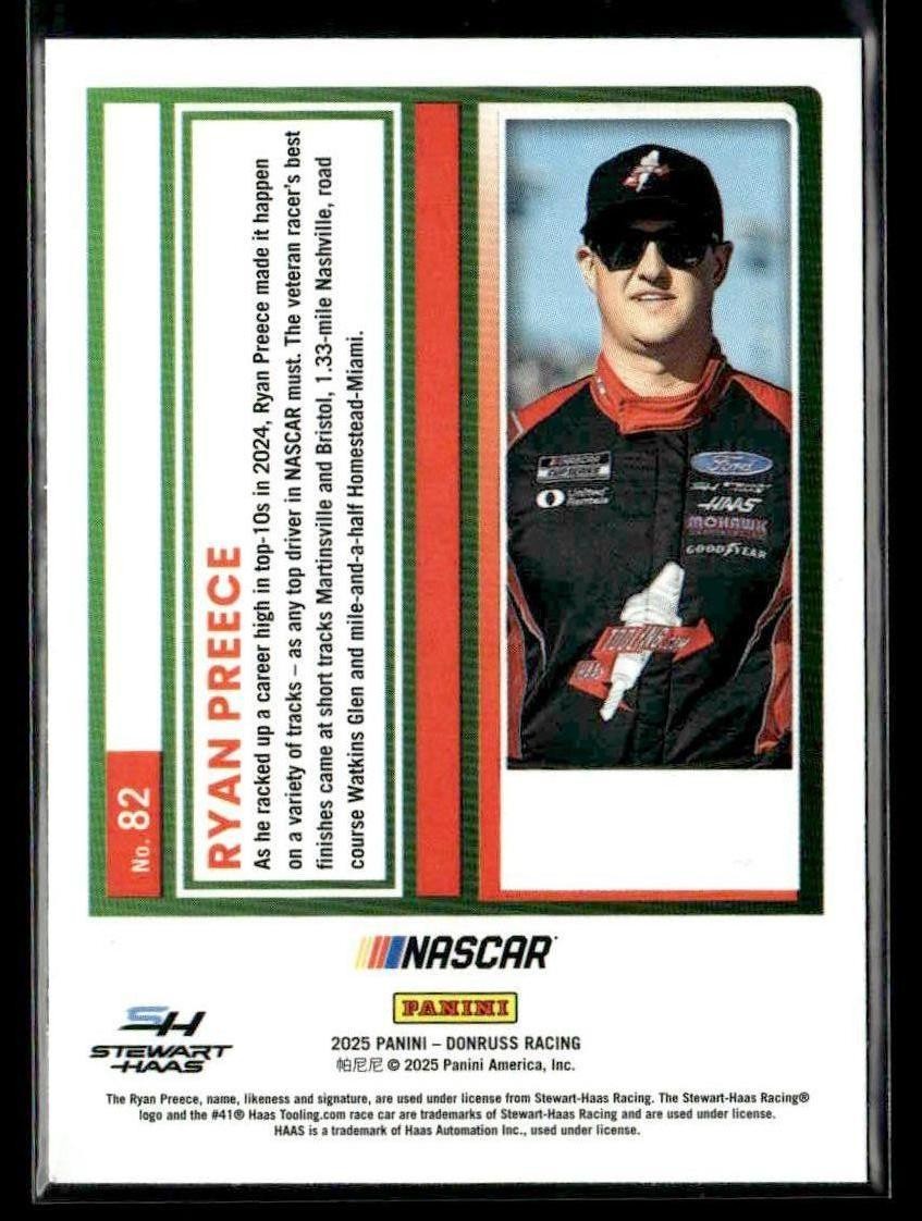 2025 Donruss #82 Ryan Preece