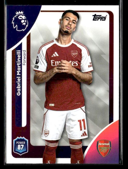 2025-26 Topps Premier League #13 Gabriel Martinelli