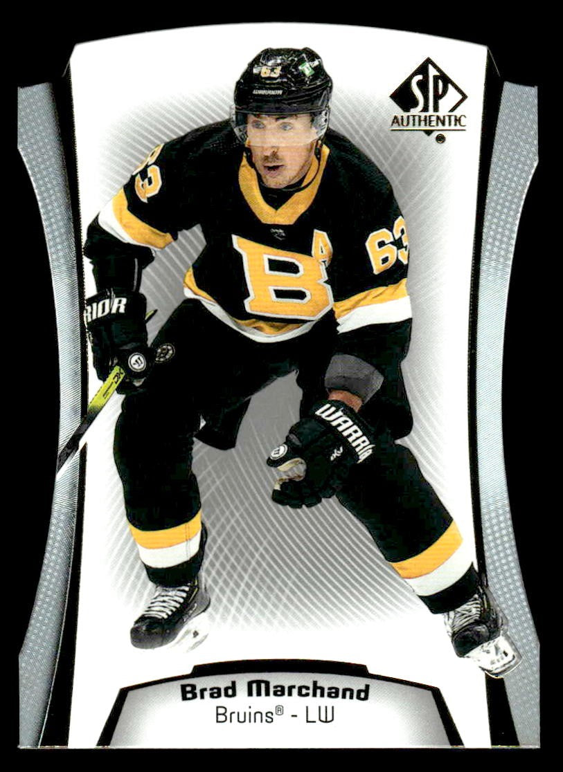 2021-22 SP Authentic #DC-20 Brad Marchand Die Cuts