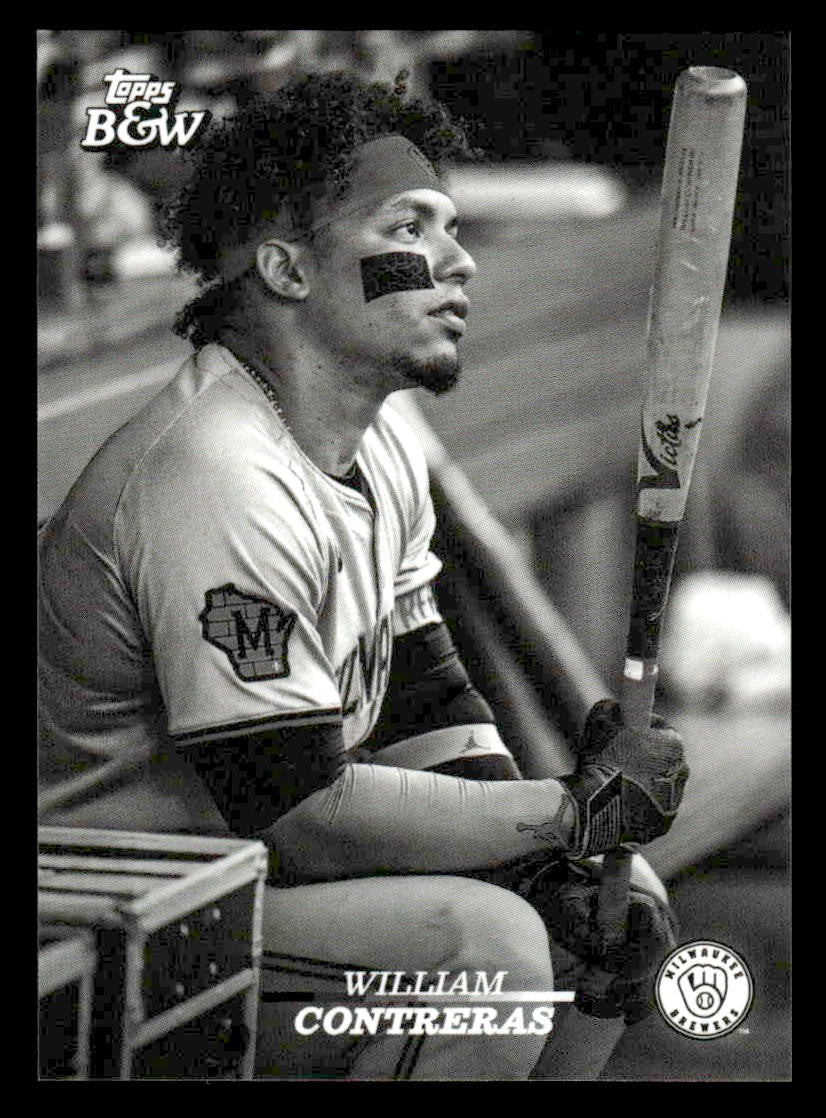 2024 Topps Black & White #34 William Contreras