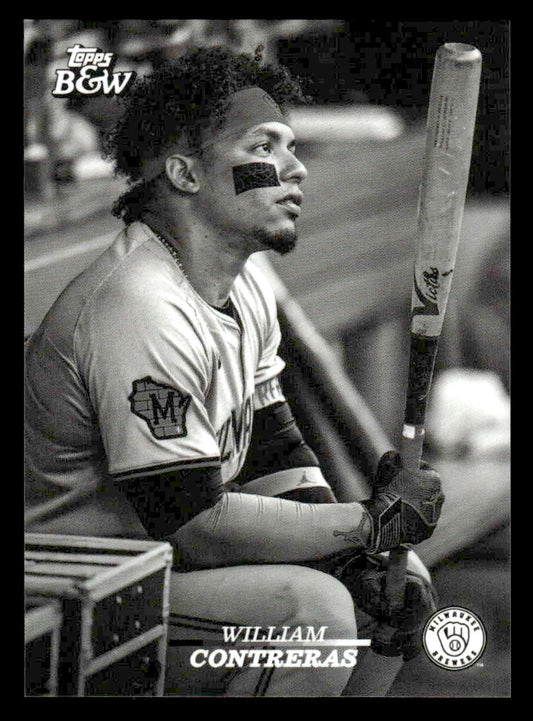 2024 Topps Black & White #34 William Contreras