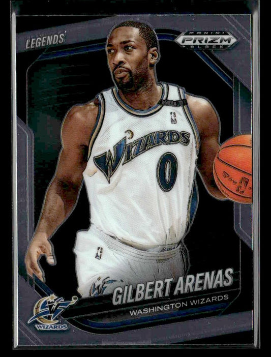 2024-25 Panini Prizm Black #266 Gilbert Arenas Legends