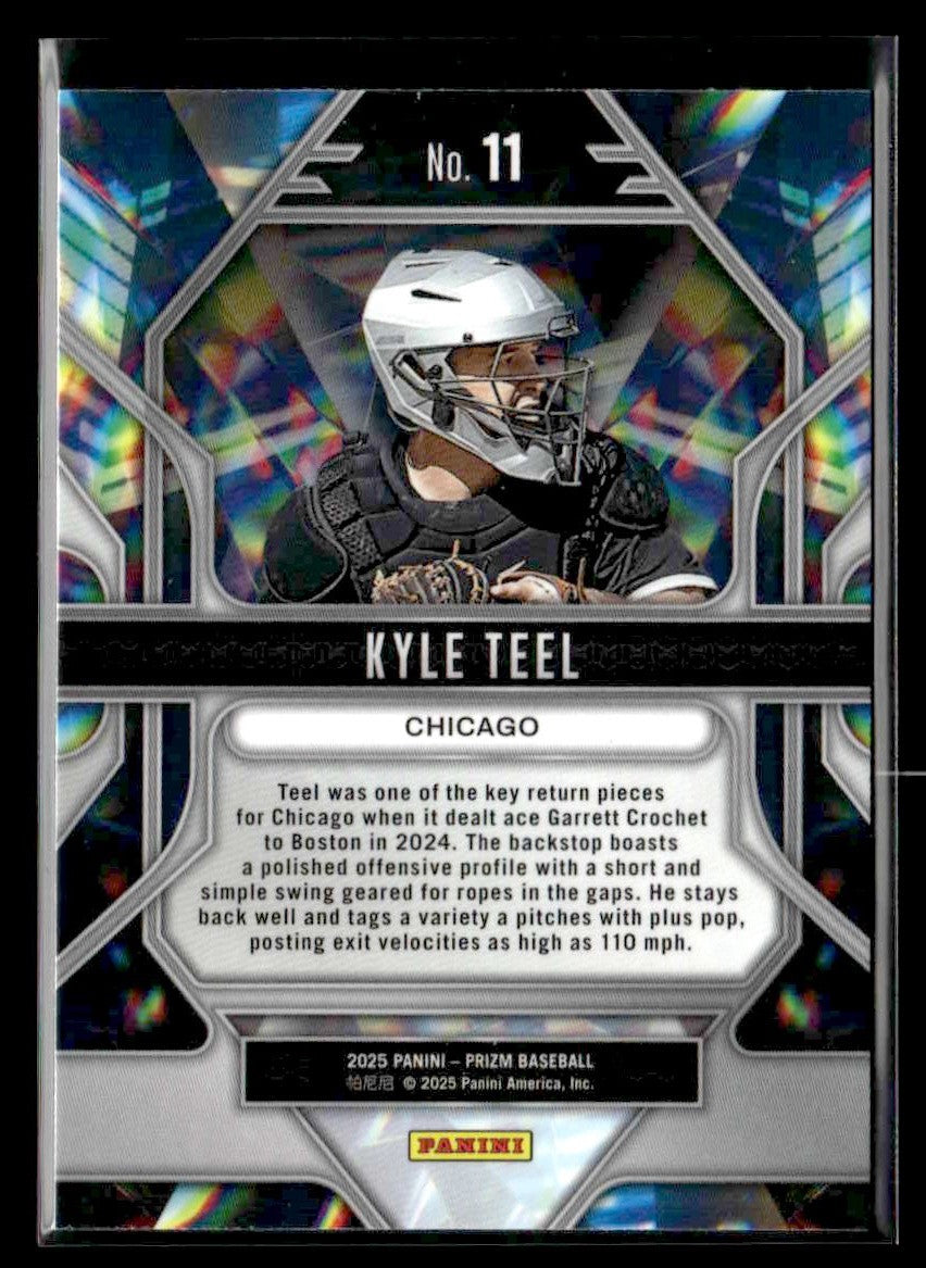 2025 Panini Prizm #11 Kyle Teel Prizmatic
