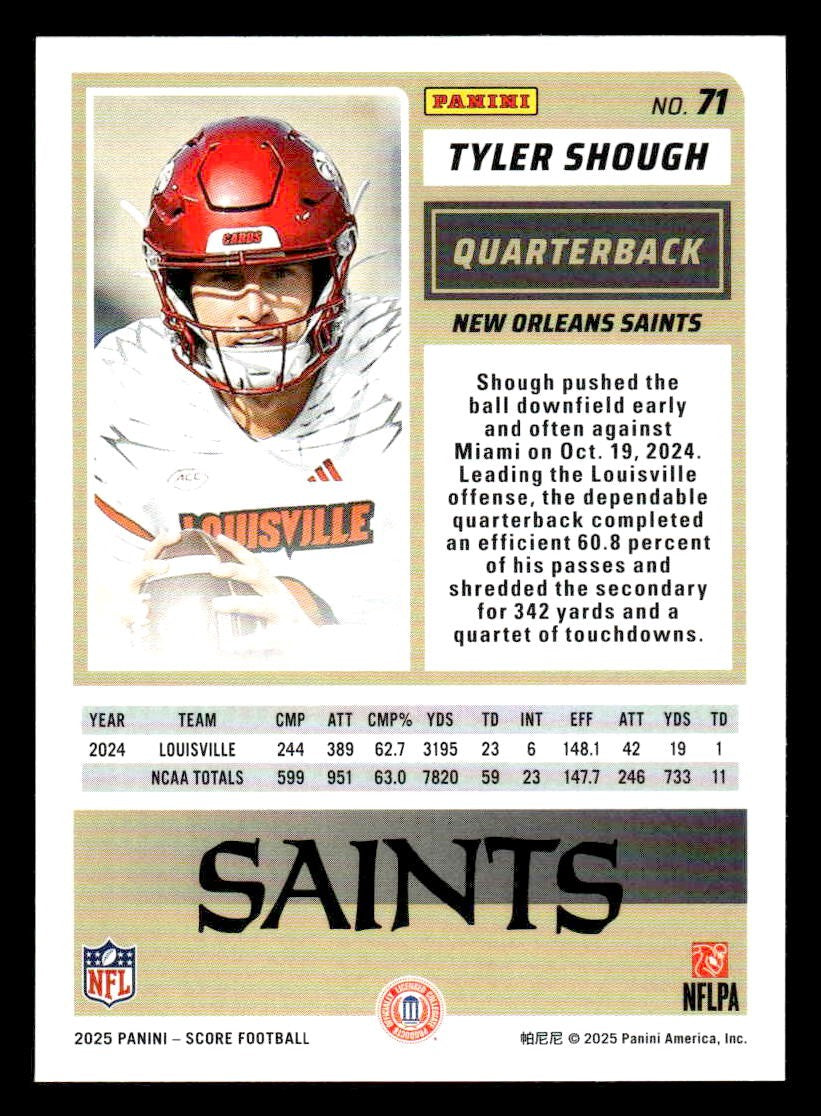 2025 Score-A-Treat #71 Tyler Shough